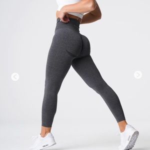 NVGTN black speckled curve seamless leggings